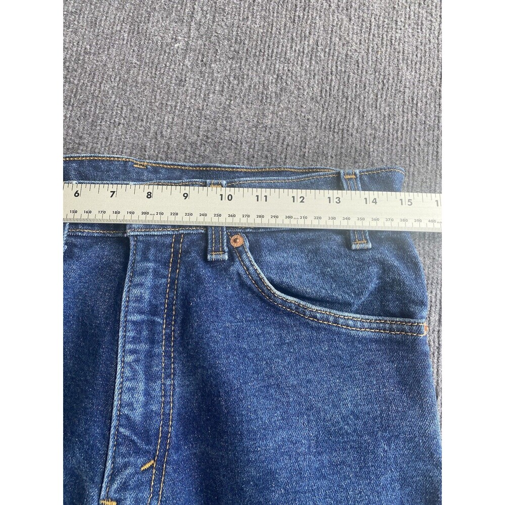 Vintage Levis Jeans 80s Mens 33x31 Blue Relaxed Tapered Orange Tab Made In USA - Picture 4 of 7